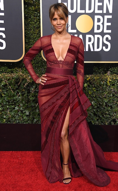 Halle Berry, 2019 Golden Globes, Golden Globe Awards, Red Carpet Fashions
